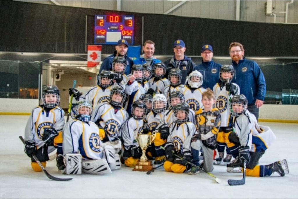 Red Deer Rustlers championship celebration